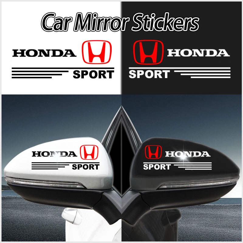 Bộ 20% Nhãn Dán Chống Trầy Trang Trí Gương Chiếu Hậu Xe Hơi Honda City Hrv Civic Wrv Brio BRV Fit Accord Vezel