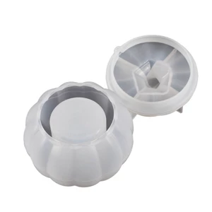 Hộp Bảo Quản BTF Khuôn Nhựa Silicon Có Nắp Bình Bí Ngô Trang Sức Khuôn Đúc Epoxy