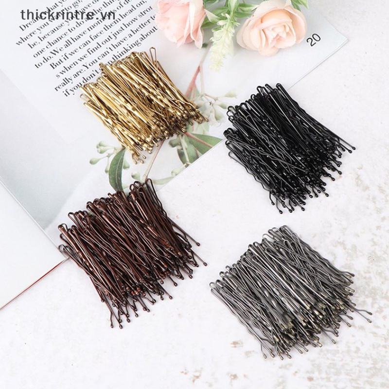 THI 50 Chiếc Nữ Vàng Kẹp Tóc Kiểu Tóc Dụng Cụ Tạo Kiểu Tóc Hairgrip Hình Chữ U Barrette Kẹp Tóc Cho Nữ Phụ Kiện Tóc VN