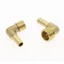 Ống GUSTAVA Barb, 1 / 8 "1 / 4" 3 / 8 "1 / 2" Khớp nối ống đồng thau PL, Ống nối khớp nối khuỷu tay bằng đồng thau bền OD 6-8mm 90 độ