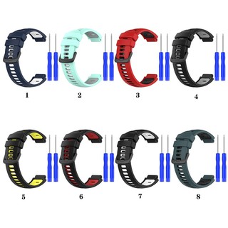 Dây Đeo Silicon Thay Thế Cho Đồng Hồ Thông Minh Garmin Forerunner 220 230 235 620 630 735XT