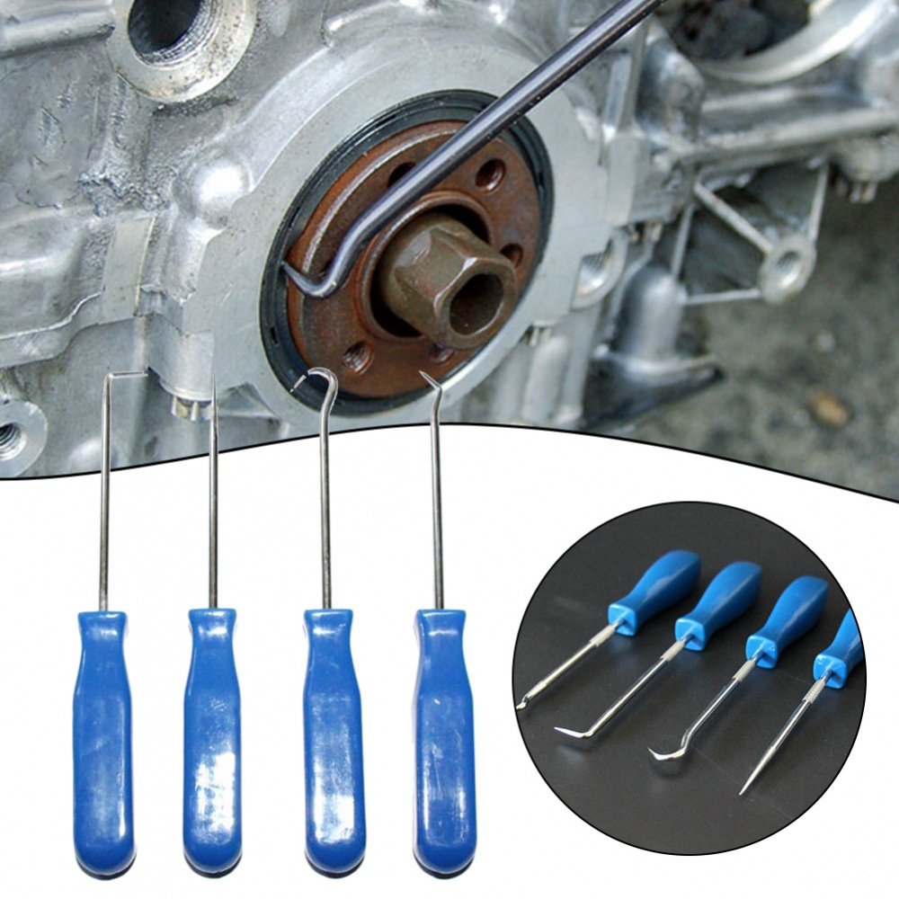 Đáng tin cậy 4 cái xe o ring dầu con dấu gasket puller remover tool set