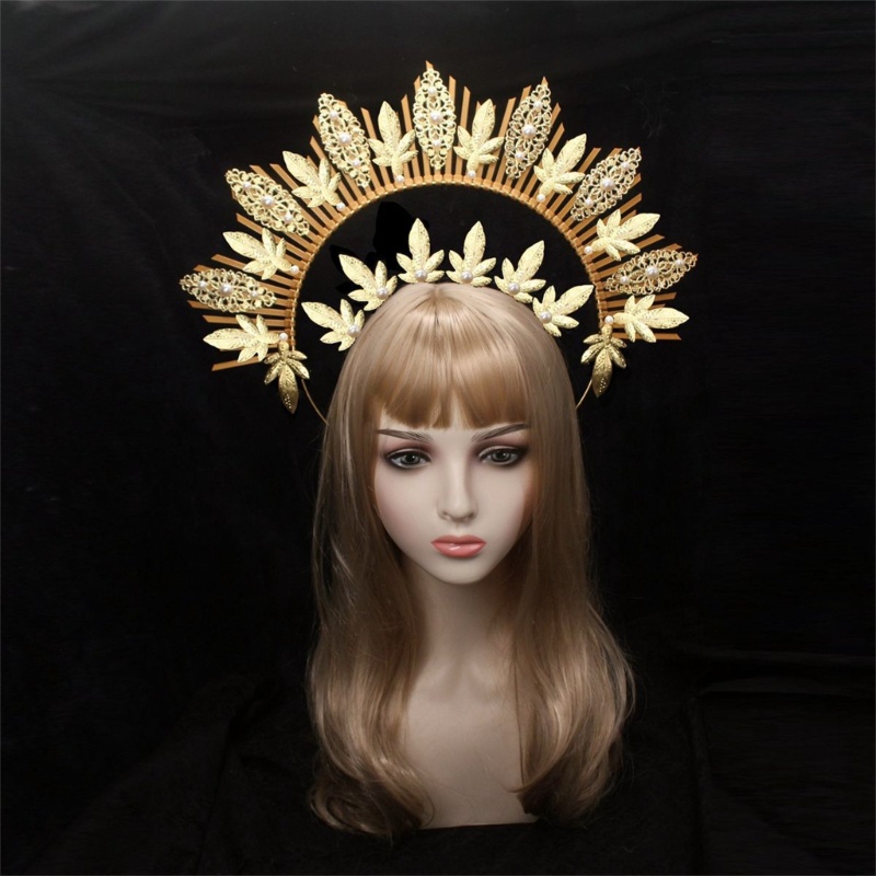 Vic Tiaras Băng Đô Tự Làm Chất Liệu Làm Tóc Nữ Mũ Đội Đầu Vương Miện Đa Năng