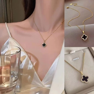 Vòng cổ Hai Mặt Hình Lá Cây Thời Trang Mới 2023 Dành Cho Nữ