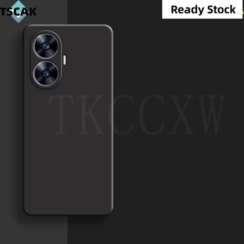 Ốp Điện Thoại Silicon Mềm Nhám Siêu Mỏng Bảo Vệ Ống Kính Máy Ảnh Cho Realme C55 C35 C33 GT Neo 5 3
