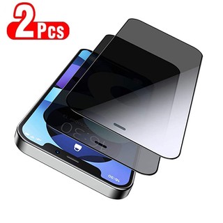 2 Miếng Dán Bảo Vệ Màn Hình Chống Gián Điệp Cho IPhone 11 12 13 Pro Max 13Mini XS XR Kính Cường Lực Riêng Cho IPhone 7 8 14Plus SE2020 Phim