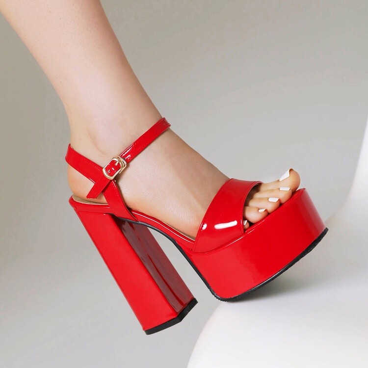 Sandal Cao Gót Hở Ngón Thiết Kế Mới Có Size Từ 34-43 Cao Cấp Thời Trang