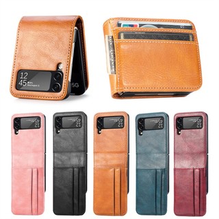 Samsung Galaxy Z Flip 4 Z Flip 3 Ví Đựng Ảnh Bao Da Thẻ Tín Dụng Holde Vỏ Z Flip 7 6 Business Hard Pc Cover