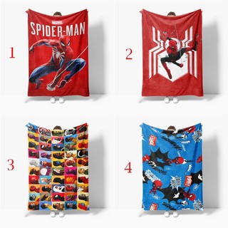 Người Nhện 4 Kích Thước Flannel Chăn Siêu Anh Hùng Đơn Mặt Flannel Chăn Điều Hòa Không Khí Ngủ Chăn