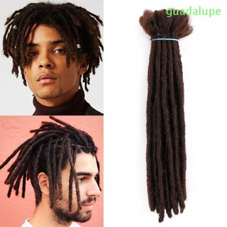 GUADALUPE1 1 Chiếc Handmade Dreadlock Chất Lượng Cao Đảng Xoăn Nữ Tóc Nối Dài Nam Tổng Hợp Tóc Tóc Afro Mềm Kinky Bím Tóc Số Lượng Lớn