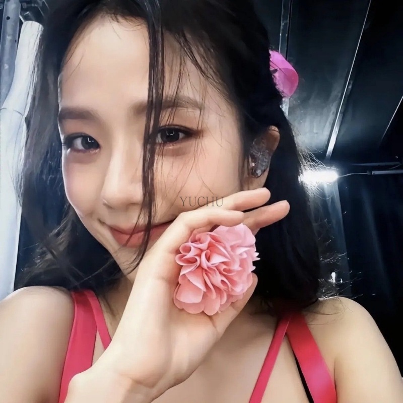 Đạo Cụ Sáng Tạo Nhẫn Hoa Vũ Phụ Kiện Jisoo Cùng Tay Lắc Hoa Camellia Hoa Blackpink Jisoo Lắc Tay Hoa Sáng Tạo Tinh Nhẫn Đạo Cụ Khiêu Vũ Nhẫn Hoa Ngón Tay