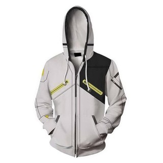 Áo khoác unisex có dây kéo 3D, phù hợp cosplay Valorant và mặc thường ngày - Phù hợp nhiều kích cỡ