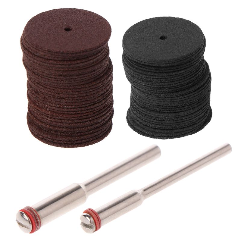 Ppy 36 mảnh Đĩa cắt nhựa màu nâu Bánh mài tròn Đĩa chà nhám mài mòn 24mm cho dụng cụ quay