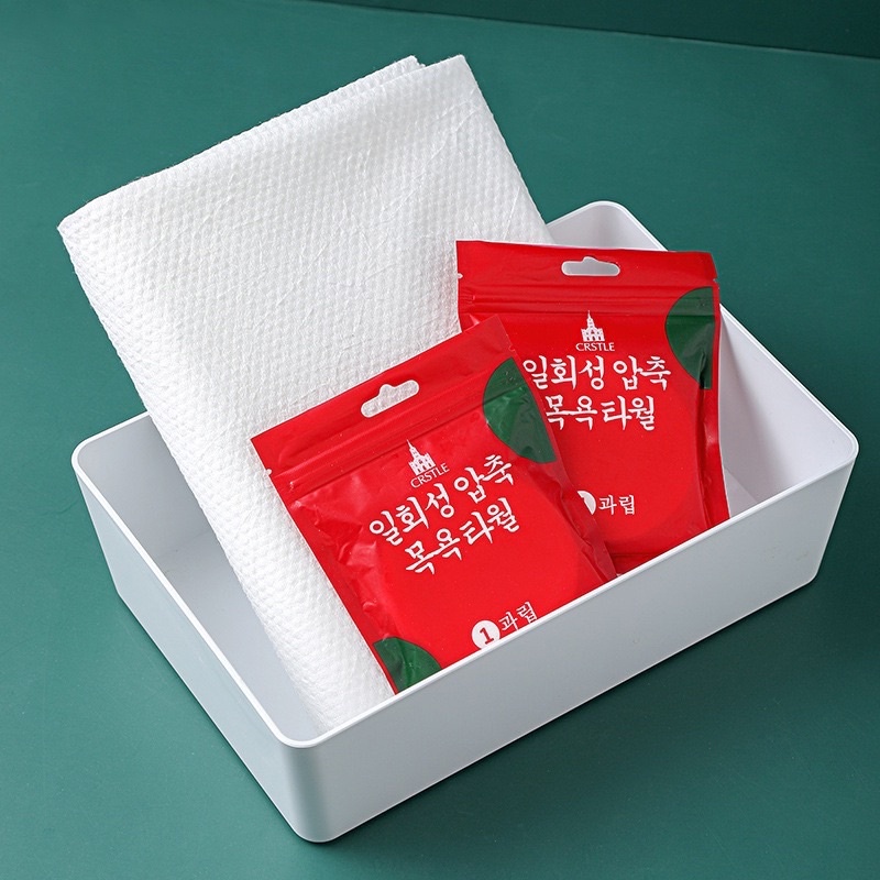 Khăn Tắm Dạng Nén Dùng Một Lần Tiện Dụng Khi Đi Du Lịch