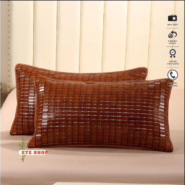 [Đang giảm giá] Gối trúc, gối tre hạt trúc tự nhiên, gối nằm mát điều hòa, dễ ngủ, sạch, bền