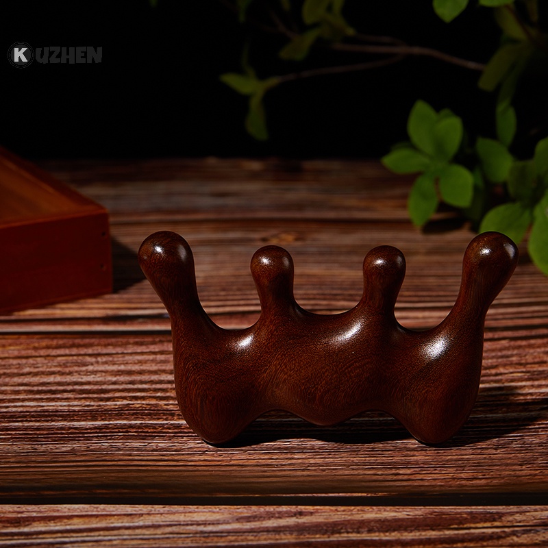 Lược mát xa da đầu KUZHEN năm răng rộng chống tĩnh điện nóng