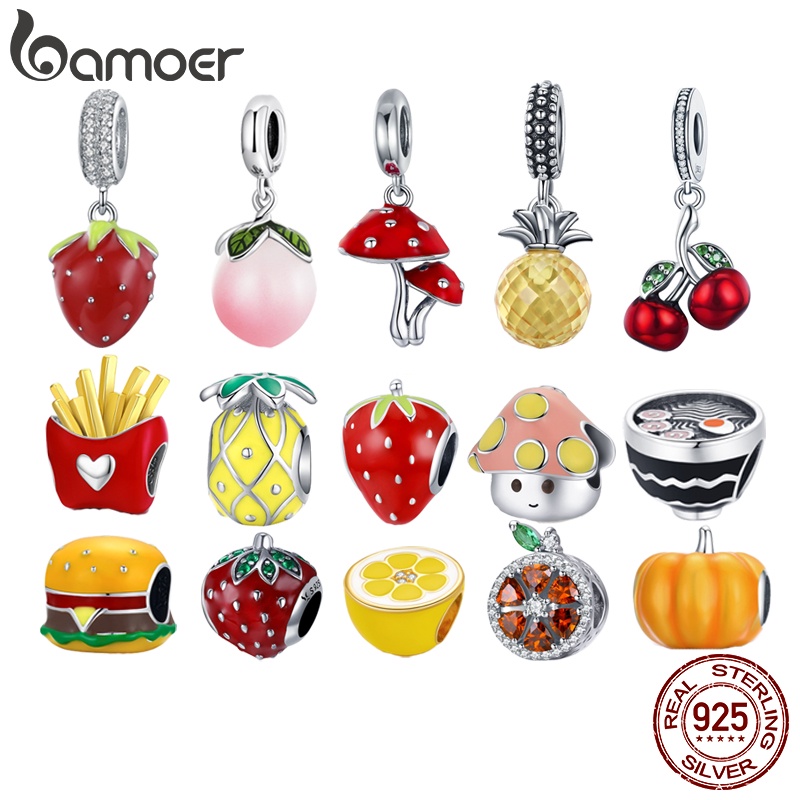 Hạt phụ kiện BAMOER bạc 925 thiết kế ngộ nghĩnh thời trang