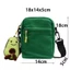 Túi Đeo Chéo canvas In Hình pikachu Thời Trang Chất Lượng Cao Trọng Lượng Nhẹ Giải Trí Ngoài Trời Cho Trẻ Em Người Lớn