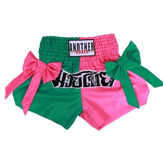 Muay Thái Quyền Anh Quần Short Nam Nữ Trẻ Em Bé Trai Bé Gái Chiến Đấu Huấn Luyện Chiến Đấu Bowtie Thêu XS-3XL