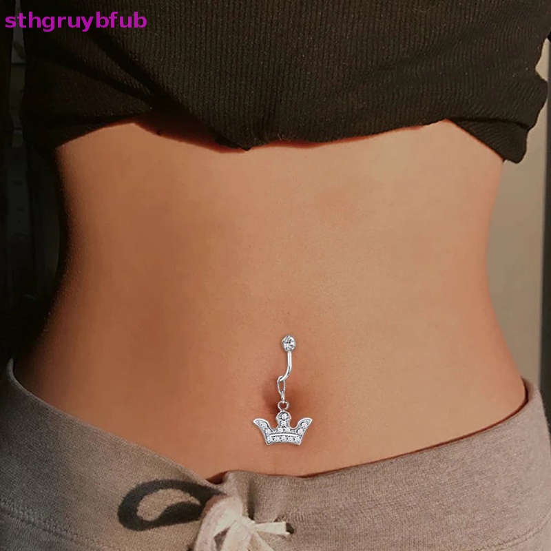 1 Khuyên Rốn Không Cần Xỏ Lỗ Hình Vương Miện