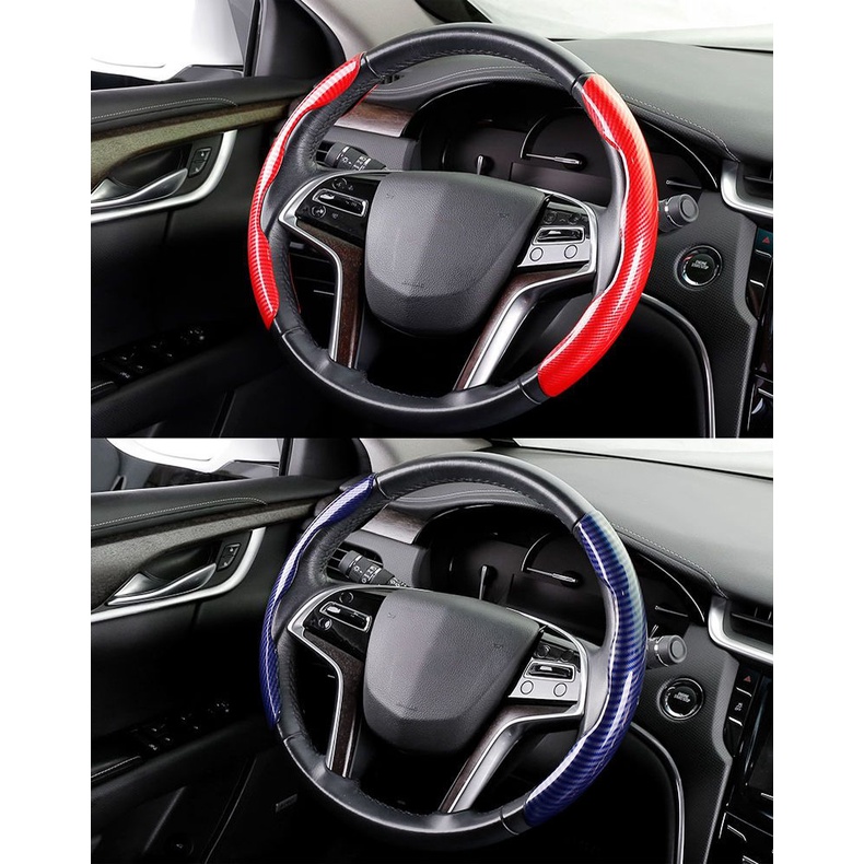 [Limited Time Offer] Vỏ bọc vô lăng xe hơi Mercedes Benz AMG kết cấu sợi carbon chuyển nước, dùng cho GLE, E-Class, C-Class, GLC, A-Class, CLA