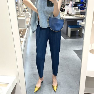 Mô hình cơ bản của Counter!Miyake Mùa Xuân Hè Mỏng Hơn Nhìn Phù Hợp Với Mắt Cá Chân Dài Bà Quần Rời Size Lớn Rob Har