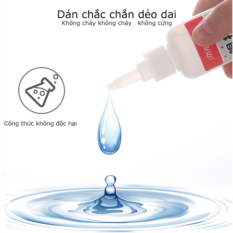 Keo Dán Siêu Dính Đa Năng Mọi Chất Liệu Cực Mạnh - Dán Gỗ Thuỷ Tinh Kim Loại Sắt Gốm Sứ Nhựa Vải