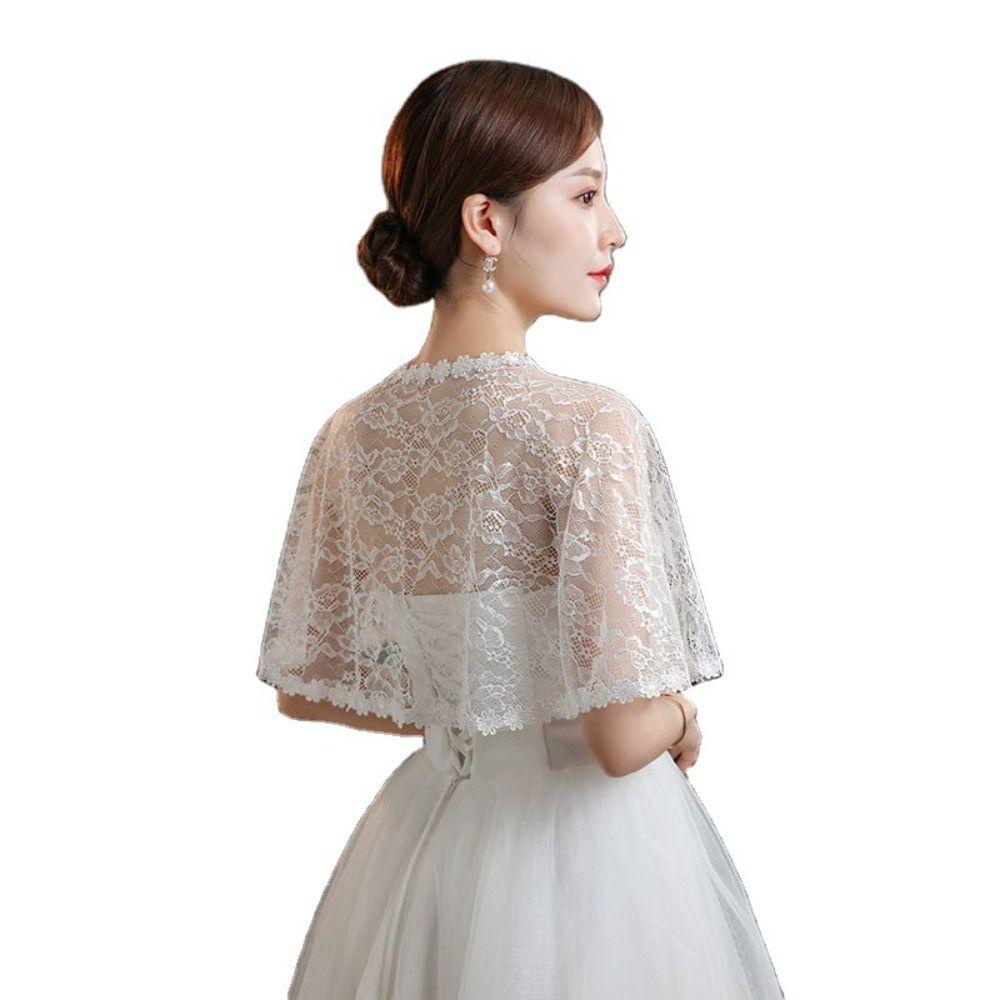 Hobbyin Khăn choàng cô dâu vải tuyn - Phụ kiện cosplay và đám cưới