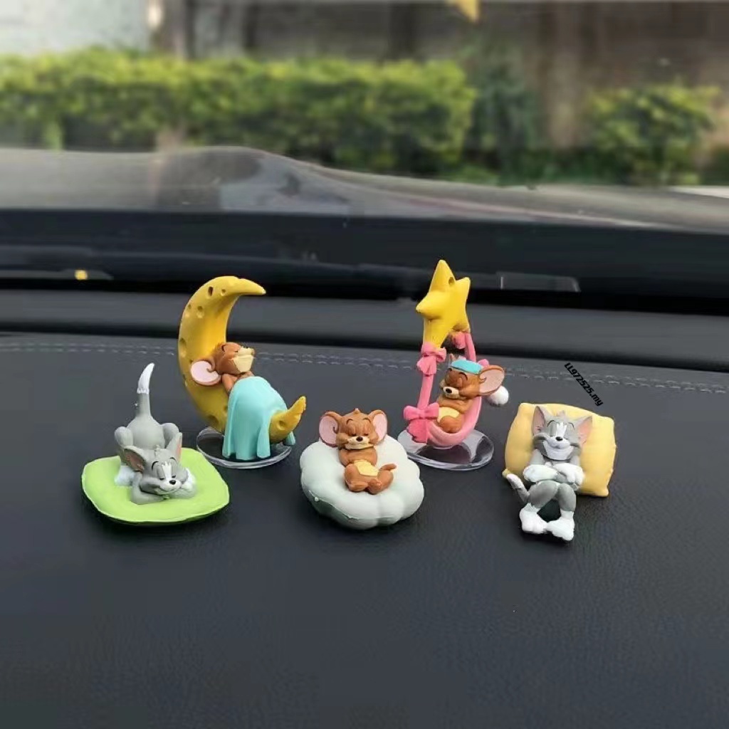 [Hàng Mới] Búp Bê Tom Và Jerry Dễ Thương Trang Trí Nội Thất Xe Hơi