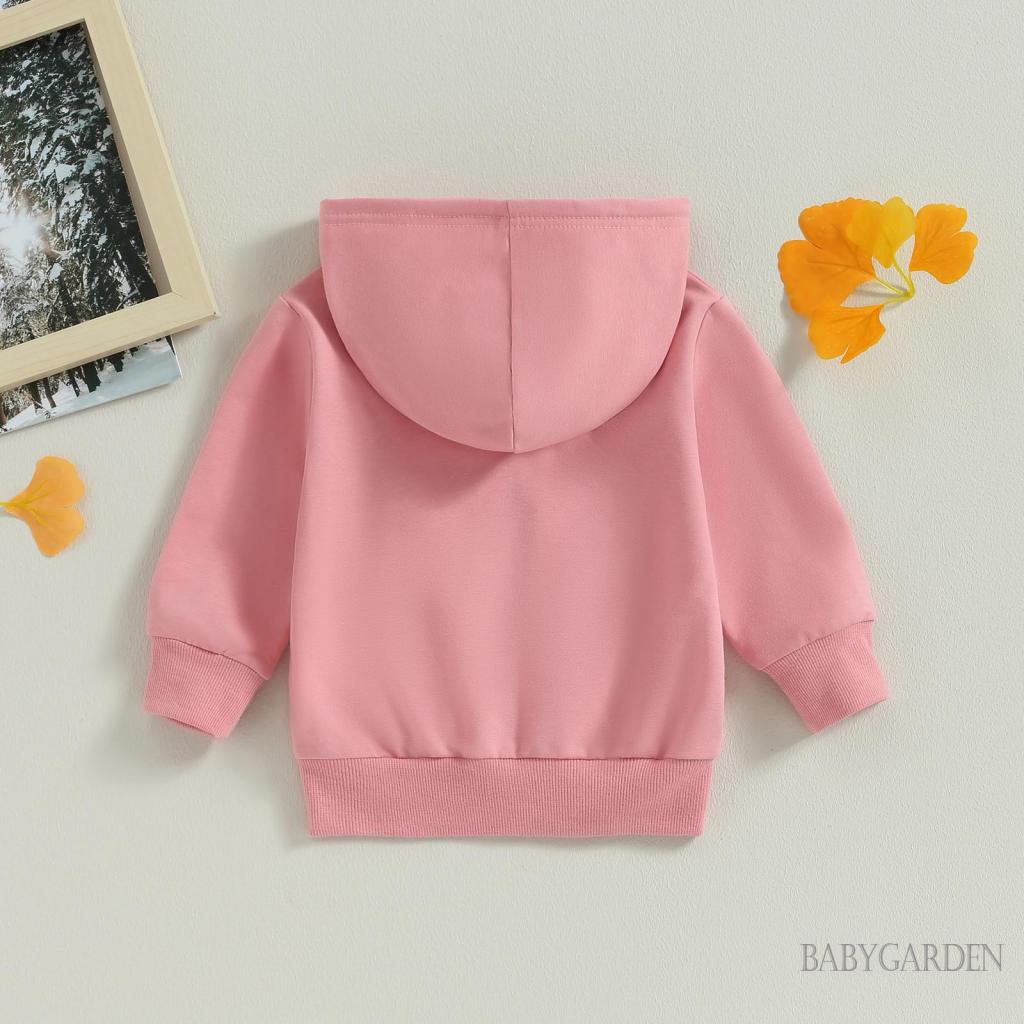 Áo Khoác Hoodie Tay Dài Màu Sắc Thời Trang Thu Đông Cho Bé 1-5 Tuổi