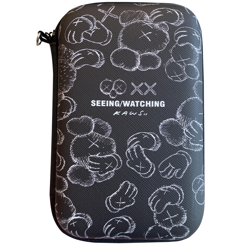 Túi Đựng Tai Nghe / Dây Cáp Sạc USB Hình Doraemon / Mickey Stellalou Dễ Thương Có Khóa Kéo