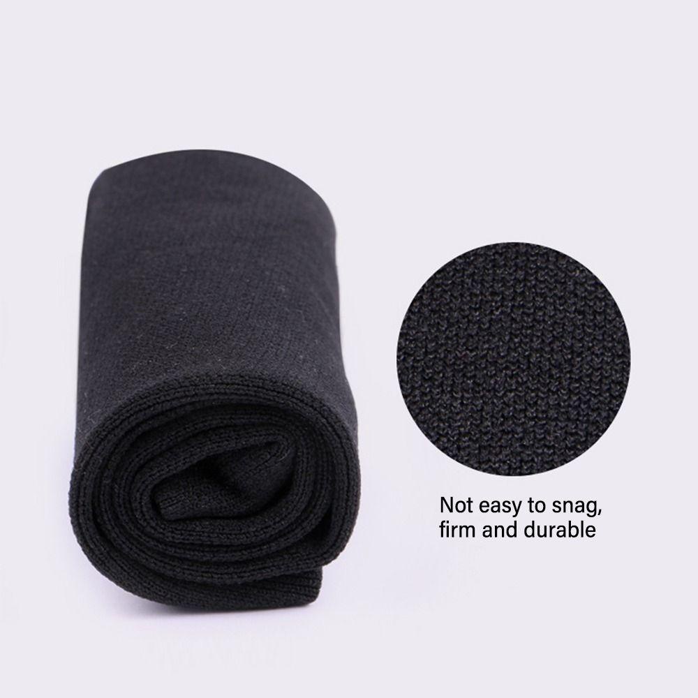 YOLOGO - Hỗ trợ bắp chân thể thao bằng nylon ngăn ngừa giãn tĩnh mạch, tất nén không cổ chân màu đen, co giãn tốt cho bóng rổ