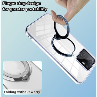 Ốp Điện Thoại Mỏng Nhẹ Kèm Giá Đỡ Nhẫn Từ Tính Chống Rơi / Sốc Cho Xiaomi 11T / 12T / 13 Pro
