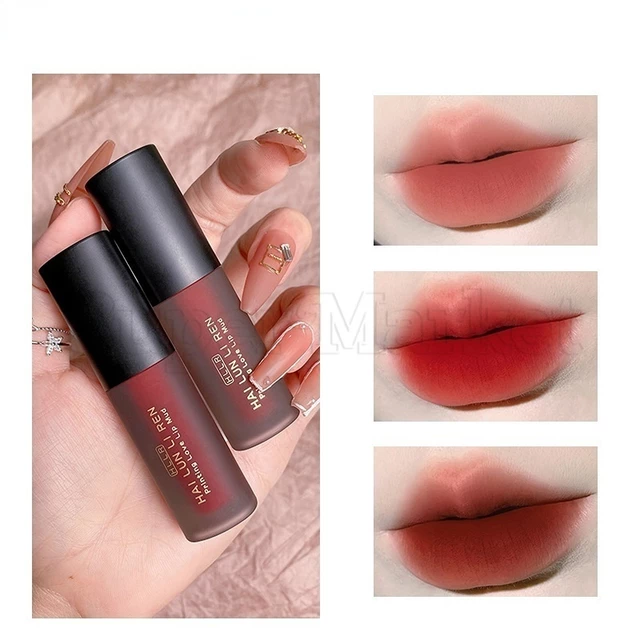 Son Môi Màu Đỏ Nâu Môi Nhung Mờ Khỏa Thân Lỏng Sương Mù Son Môi Nhung Matte Lip Men Tint Lâu Dài Chống Thấm Nước Son Dính Trang Điểm Mỹ Phẩm