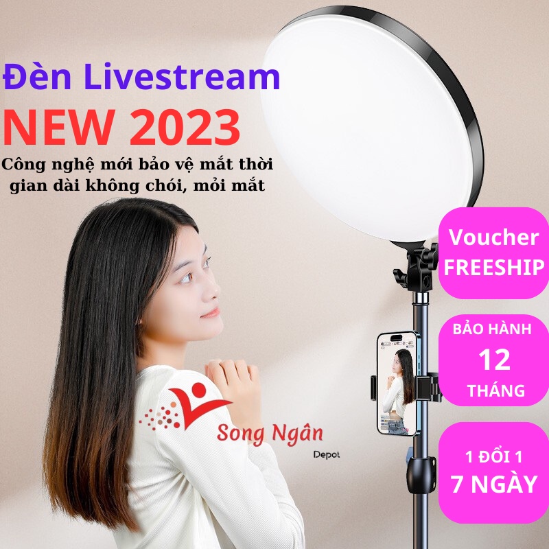 Đèn Livestream 26 33 45 cm kèm Điều Chỉnh Ánh Sáng Hỗ Trợ Chụp Ảnh Quay Video Chuyên Nghiệp