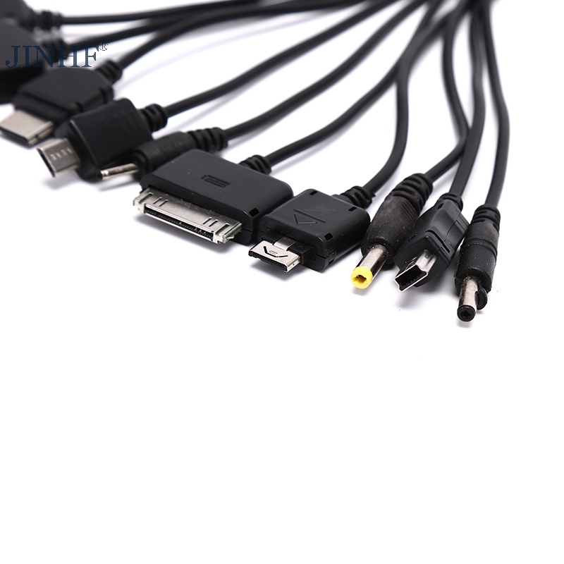 Cáp sạc USB JINHF 10 trong 1 đa năng thông dụng cho điện thoại di động