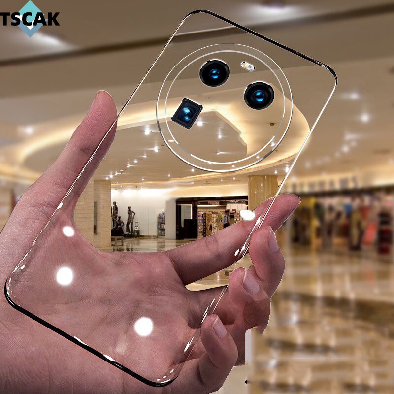 Ốp Điện Thoại Nhựa Cứng Trong Suốt Không Viền Cho OPPO Find X6 Pro X5 Pro X3 Pro