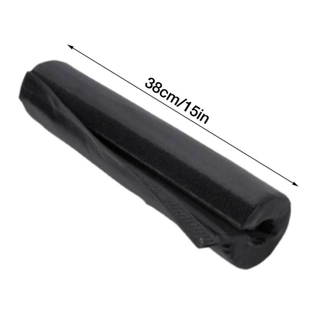 SENRTY Barbell Pad cho tiêu chuẩn Barbells Miếng đệm nâng xốp đàn hồi cao Miếng bọt biển bảo vệ cổ Tấm lót tập thể dục màu đen Tấm đệm tạ Tấm bảo vệ trọng lượng tập thể dục Miếng đệm lực đẩy hông