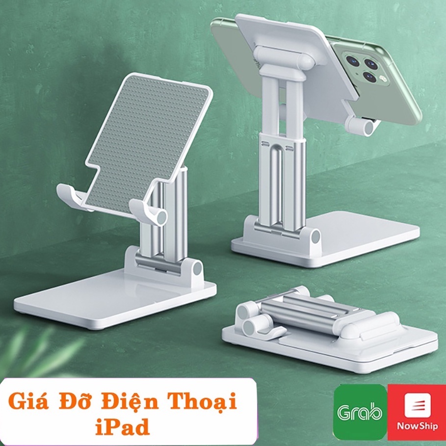 Giá Đỡ Điện Thoại, iPad Để Bàn, có Thiết Kế thân kép Chắc Chắn, có thể gập Lại và mang đi rất tiện lợi