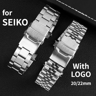 Dây Đeo Đồng Hồ Bằng Thép Không Gỉ 20mm 22mm Cho Seiko SKX007 SKX009 Solid Jubilee