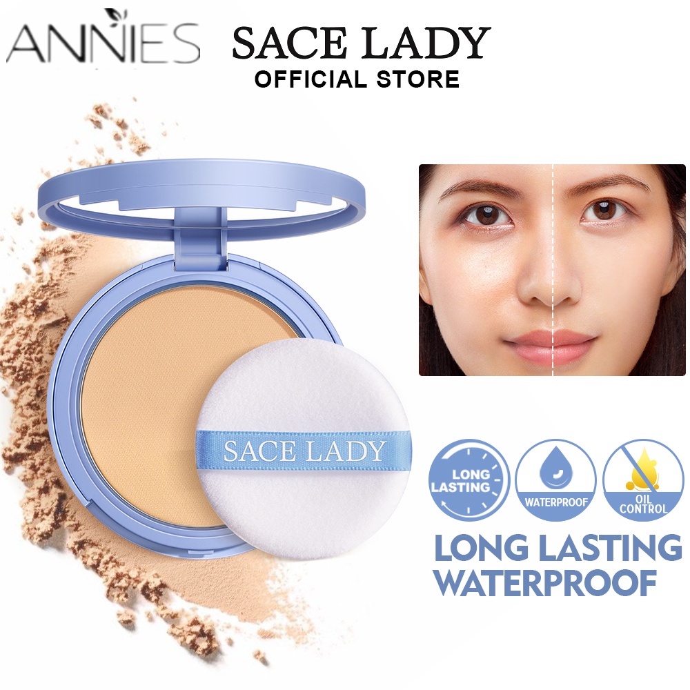 Phấn Phủ SACE LADY 8g Trang điểm Kiềm Dầu Chống Thấm Nước ANNIES ...