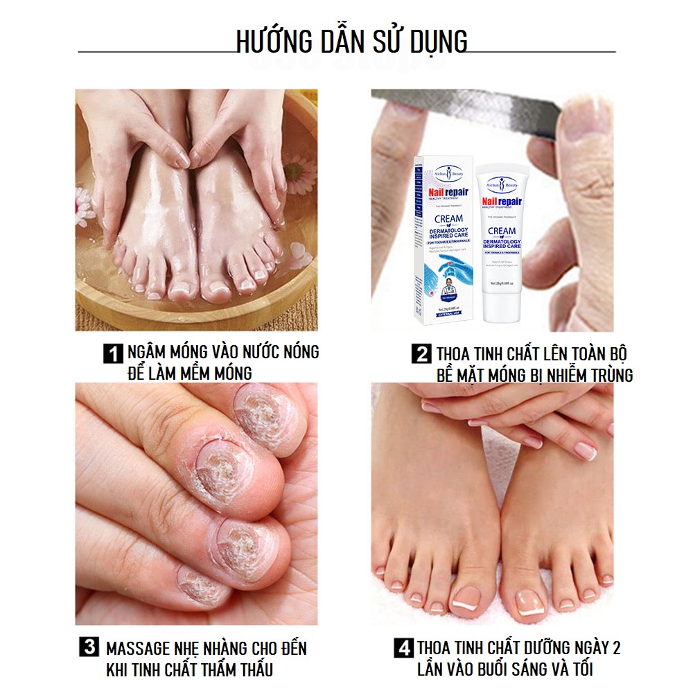 Tinh Chất Dưỡng Móng NAIL REPAIR Giúp Móng Dày Và Chắc Khỏe Hơn, Duy Trì Độ Bóng, Cải Thiện Màu Móng