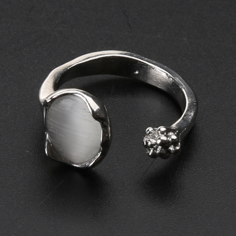 Dasbsug Nhẫn Đá Tự Nhiên Không Đều Với Opal Thẩm Mỹ Egirl Nhẫn Rỗng Cho Nữ Y2K Xu Hướng Nhẫn Thời Trang Ngón Tay Jewe