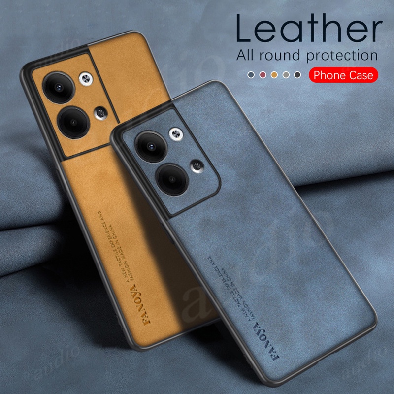Ốp Điện Thoại Da Cừu Có Đế Cho OPPO Reno 9 Pro Plus + Reno9Pro 5G 2023 OPPO Reno9 Reno8 Reno7 Pro Plus Reno8Pro Reno7Pro