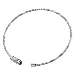 Fine 10 Gói Bền Thép Không Gỉ Chìa Khóa Cáp Nhẫn Dây Nhẫn Dây Dây Chất Liệu Thép Không Gỉ Cho Du Khách Backpa