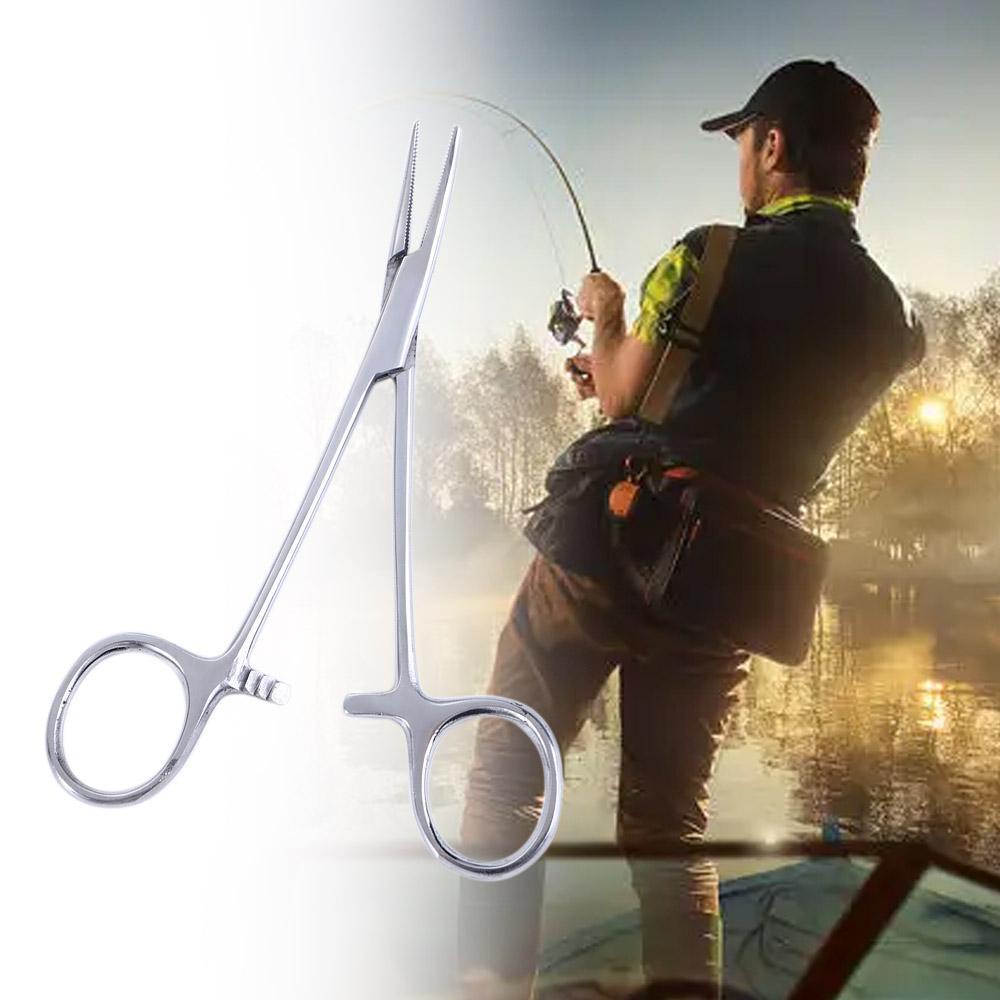 Kìm khóa câu cá DARON Kìm câu cá Máy cắt câu cá Kéo cong 12,5 đến 24cm Kìm làm sạch Kìm kéo câu cá Dụng cụ phát âm
