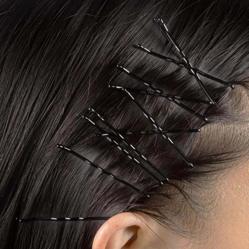 Kẹp tóc đen / kẹp tóc xoăn gợn sóng dành cho nữ kẹp tóc kiểu tóc / kẹp tóc cô dâu xoăn sóng vô hình kẹp tóc barrette / phụ kiện tóc tạo kiểu cho bé gái bobby pins /