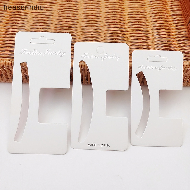 Heasonndiu 50 cái thẻ hiển thị cho kẹp tóc kẹp giấy thẻ đeo đầu thẻ trang trí tóc gói trang sức tự làm đồ trang sức gói bìa cứng kẹp tóc thủ công treo thẻ vn