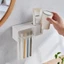 Giá đỡ bàn chải đánh răng CATIYAHA, Giá để răng Viscose 5 lỗ, Mặt bàn lưu trữ chống bụi Phòng tắm sắp xếp phòng tắm Phòng tắm