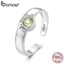 Bamoer Bạc 925 Nhẫn Cặp Đôi Ngày Lễ Tình Nhân Mặt Trời Trăng Sao Phong Cách Trang Sức Cho Cặp Đôi Quà Tặng